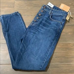 Nona Mid Slim Jean Button Fly
